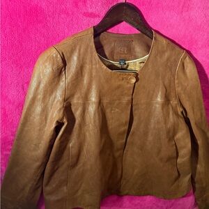 Banana Republic Brown Leather Jacket